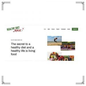 Portfolio Website Healthy Diet Magic